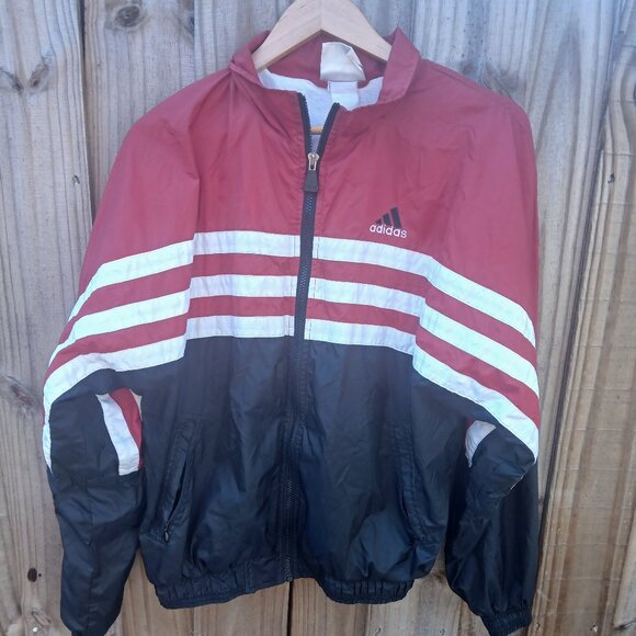 adidas Vintage Track Jacket Zip Up Fully Lined - Picture 1 of 5